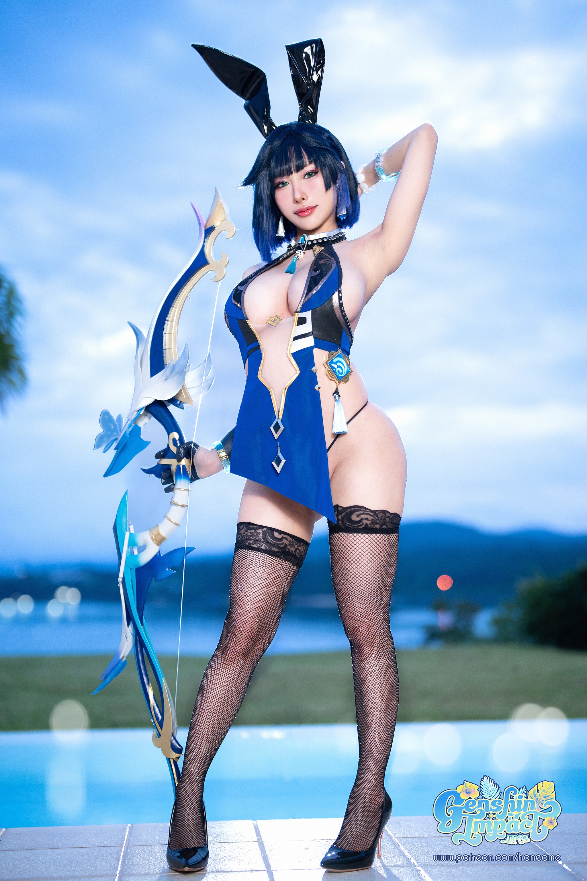 图片[1]-雨波HaneAme – NO.415 Yelan 原神夜兰写真书[90P]-XikXak